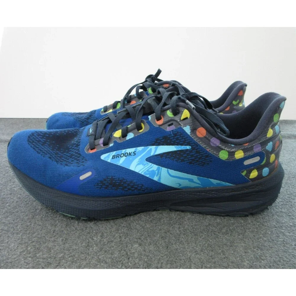 Brooks Launch 9 Men's Size 11.5 Blue Bowl O Brooks Running Shoes - No Insoles